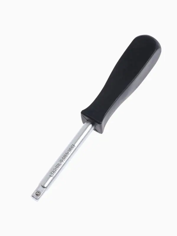 Вороток-отвертка ТУНДРА, квадрат 1/4", 150 мм, CrV