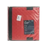 Органайзер кофр в багажник автомобиля Cartage саквояж, экокожа стеганая, 50х30х30 см, красный