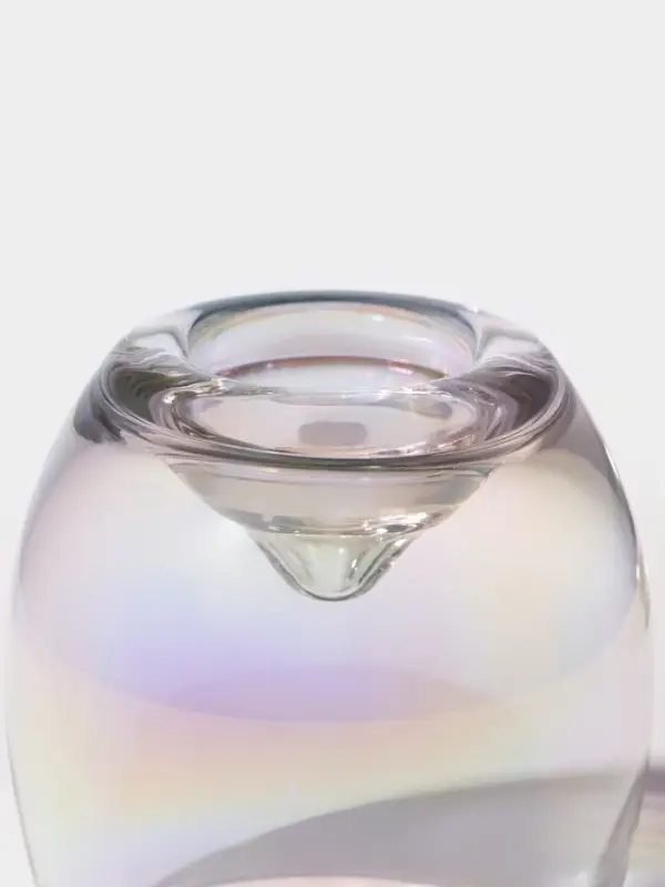 Стакан &laquo;Капля&raquo;, 400 мл, стекло, перламутровый