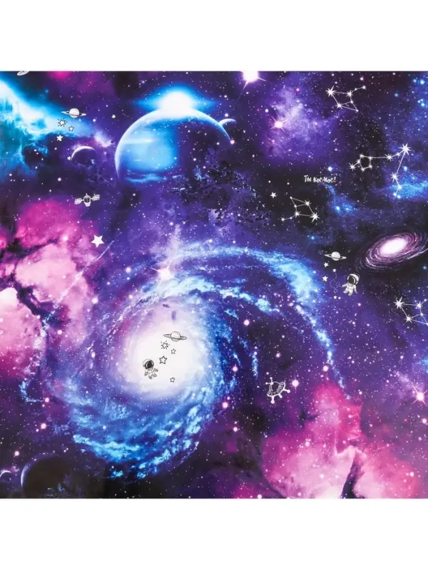 Бумага упаковочная глянцевая «Космос», 50 х 70 см