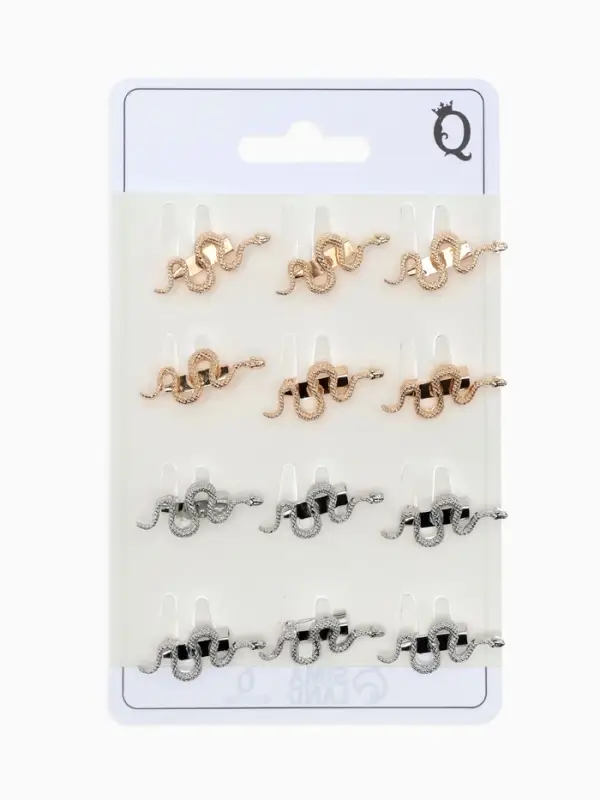 Брошь &laquo;Змея&raquo;, извилистая, МИКС