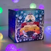 Гирлянда &laquo;Нить&raquo; 5 м с насадками &laquo;Шарики акриловые&raquo;, IP20, прозрачная нить, 20 LED, свечение мульти (RG/RB), мигание, 220 В