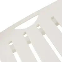 Стул садовый Decorona DeRiviera, 46&times;50&times;82 см, складной, пластиковый, белый