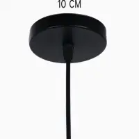 Светильник 1250/1BK E27 40 Вт черный 30&times;30&times;24-124 см