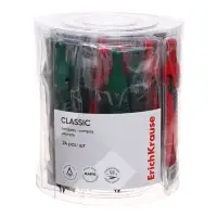 Циркуль пластиковый ErichKrause. Classic, 122 мм, PVC чехол, МИКС