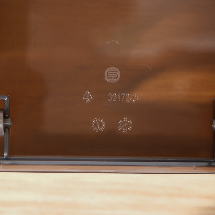 Контейнер для хранения без крышки OPTIMA, 5 л, 16.8×30.5×12.9 см, коричневый