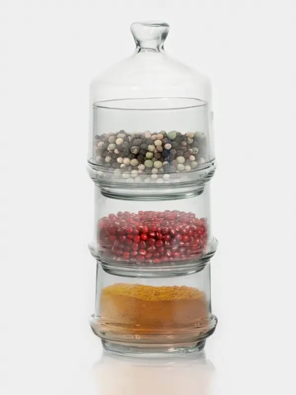 Набор ёмкостей Berry, 220 мл, 3 шт., стекло, прозрачный