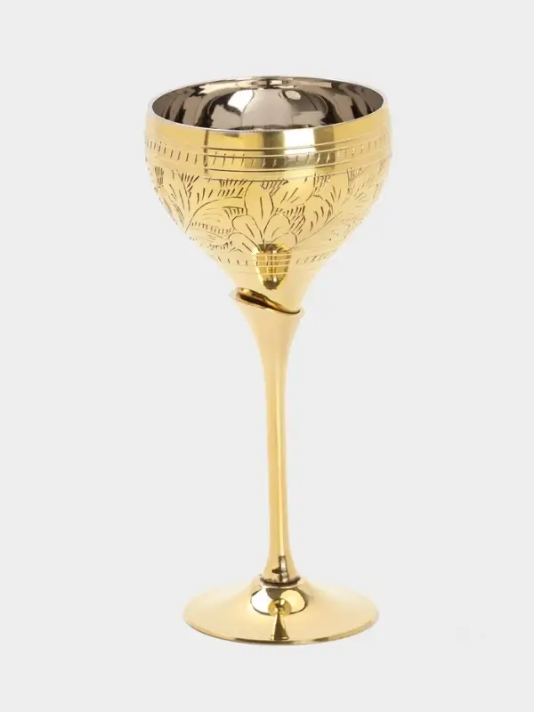 Бокал для вина, 20&times;9&times;9 &plusmn; 1 см, латунь