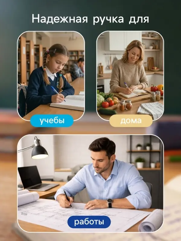 Набор стираемых ручек Calligrata, гелевые, 6 цветов, узел 0.7 мм