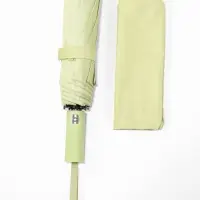 Зонт автоматический &laquo;Однотон&raquo;, 3 сложения, 10 спиц, R=51/58 см, d=102 см, оливковый