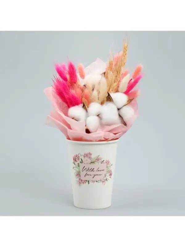 Стакан для цветов &laquo;Рамка цветочки&raquo;, 350 мл