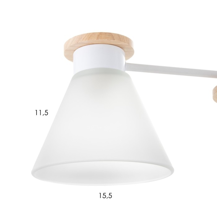 Люстра 2180/3 E27 40Вт белый 48х48х28 см BayerLux