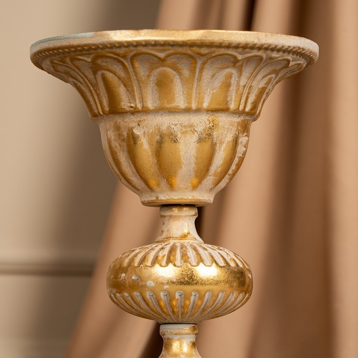 Подсвечник металл «Ярусы» для одной свечи 16 х 16 х 25 см