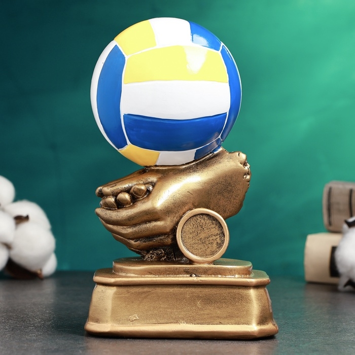 Стела  Стела "Волейбол" цветная, 8,5х11х18см