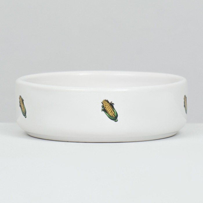 Миска керамическая для грызунов Миска керамическая для грызунов "Кукуруза" 80 мл 8,5 х 3 см