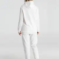 Толстовка с капюшоном унисекс Hoodie, белая, размер S