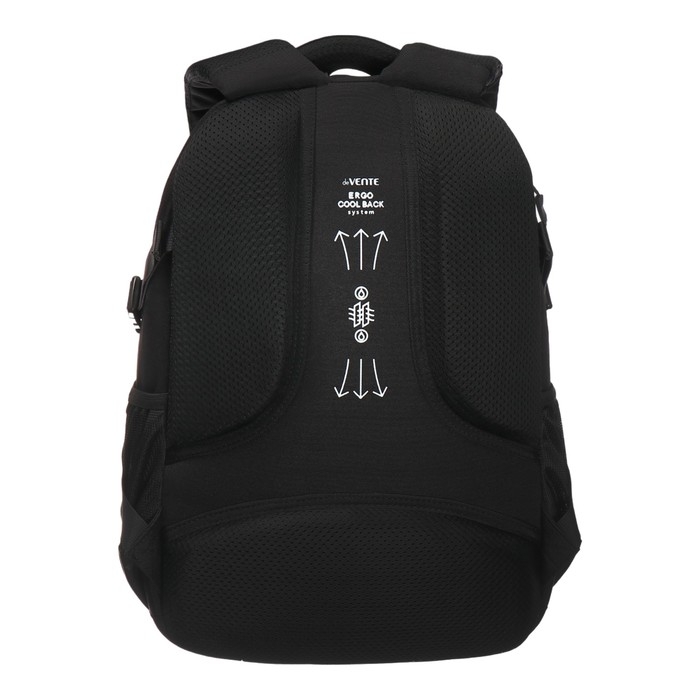 Рюкзак молодежный 44 х 30 х 20, эргономичная спинка, deVENTE Moving Forward 19L, Black 7032412 Рюкзак молодежный 44 х 30 х 20, эргономичная спинка, deVENTE Moving Forward 19L, Black 7032412