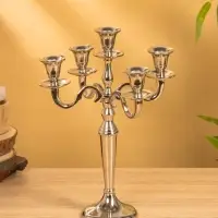 Подсвечник "Джания" на 5 свечей 18х23х33,5 см, алюминий Подсвечник "Джания" на 5 свечей 18х23х33,5 см, алюминий