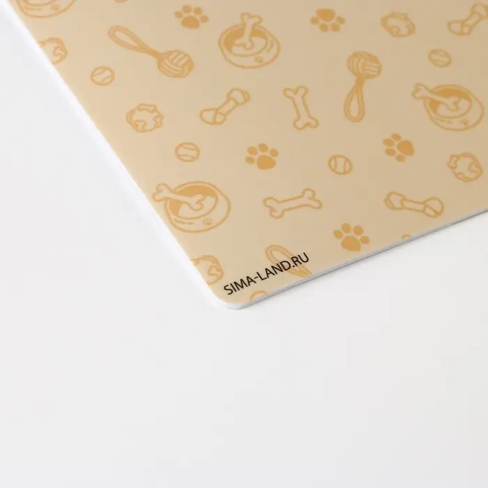 Коврик под миску нескользящий «Ура, ты вернулся», 43х28 см Коврик под миску нескользящий «Ура, ты вернулся», 43х28 см