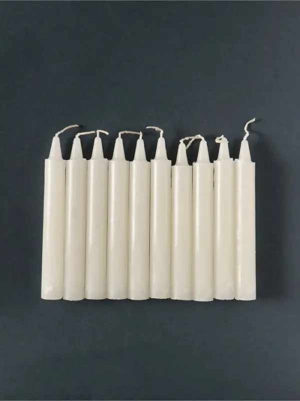 Набор свечей хозяйственных 10 шт., 40 г, 15-16 см, 5 ч