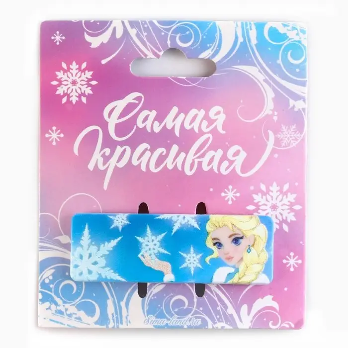 Заколка для волос новогодняя «Принцесса», 5,3 х 1,7 см Заколка для волос новогодняя «Принцесса», 5,3 х 1,7 см