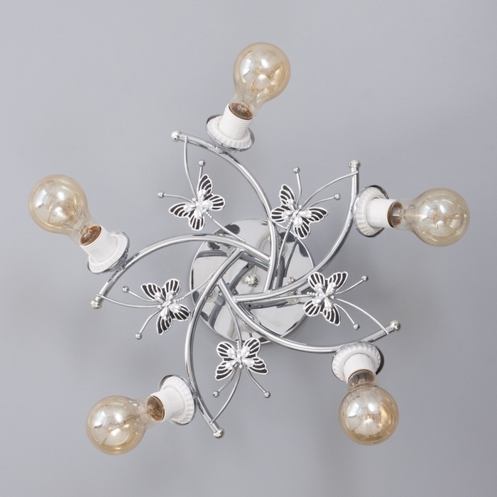 Люстра Люстра "Гита" бп 5х40Вт Е27 Хром МОДЕЛЬ: 2800104