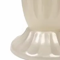 Ваза для цветов, 17 л, d=29 см, h=52 см, пластиковая, белая