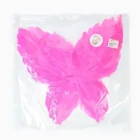 Крылья бабочки из пера, цвет розовый 45*45