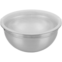 Миска из нерж стали с пласт крышкой, смешанная полировка Amarena 4,3 л