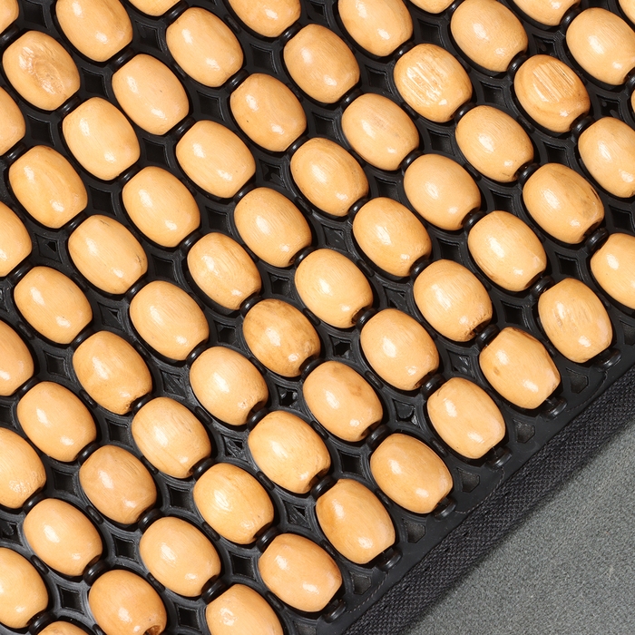 Накидка-массажёр на сиденье, 126×43 см, с поясничной опорой, бежевый Накидка-массажёр на сиденье, 126×43 см, с поясничной опорой, бежевый