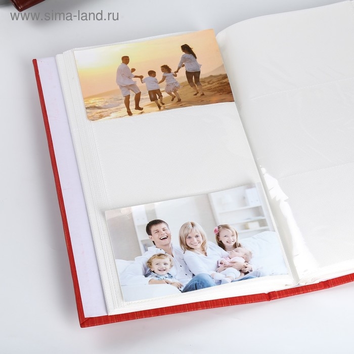 Фотоальбом на 300 фото 10х15 см, рамка 9х13 см Фотоальбом на 300 фото 10х15 см, рамка 9х13 см "Серебряные нити" МИКС 33х17х5,5 см