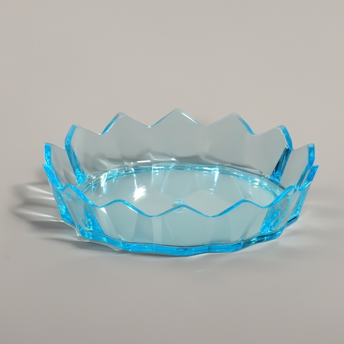 Подставка для кистей «Чаша», d=8.8×2 см, голубая Подставка для кистей «Чаша», d=8.8×2 см, голубая