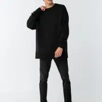 Джемпер оверсайз унисекс Stated в сумке, черный, размер L/XL