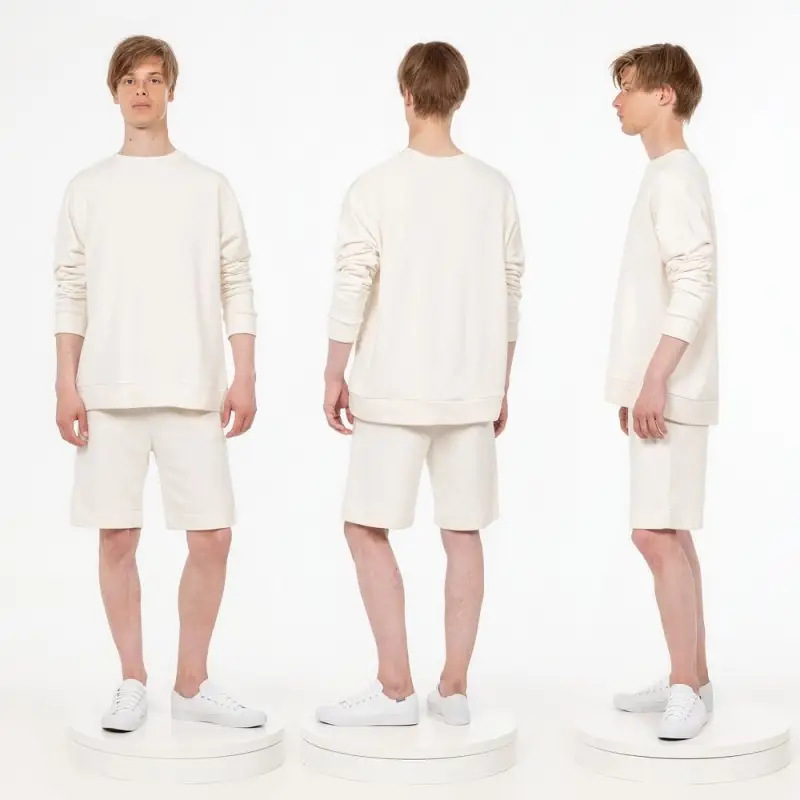 Свитшот унисекс S2, молочно-белый, размер XS/S Свитшот унисекс S2, молочно-белый, размер XS/S