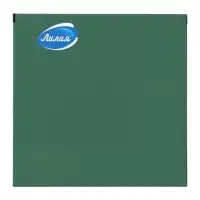 Салфетки бумажные, Лилия 33х33 "Зеленый" 2сл 20л