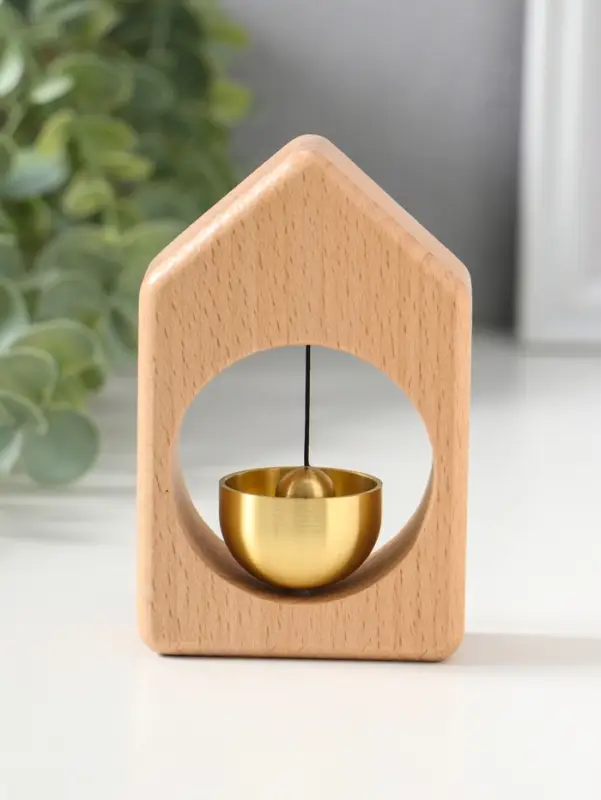 Колокол магнитный бук "Дом" 2,8х6,5х9,8 см