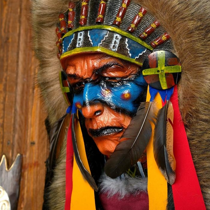 Панно Панно "Индеец Кичи" 40х15х60 см, МИКС