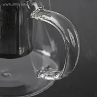 Чайник стеклянный заварочный с металлическим ситом &laquo;Эгла&raquo;, 900 мл