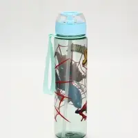 Бутылка пластиковая с трубочкой &laquo;Супергерой&raquo;, 800 мл