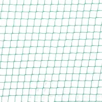 Сетка садовая, 2&times;10 м, ячейка ромб 6&times;6 мм, от птиц, пластиковая, зелёная, Greengo