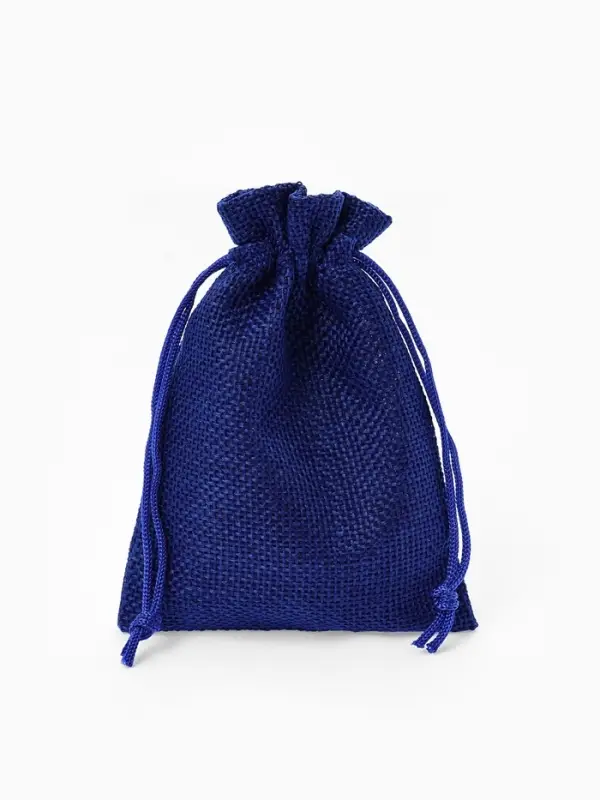 Набор мешочков подарочных 50 шт. &laquo;Льняной&raquo; 9&times;12&times;0.1 см, синий