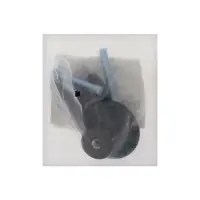 Ручка кнопка WAVE ТУНДРА РК120BL, черная, 8 шт. TMP