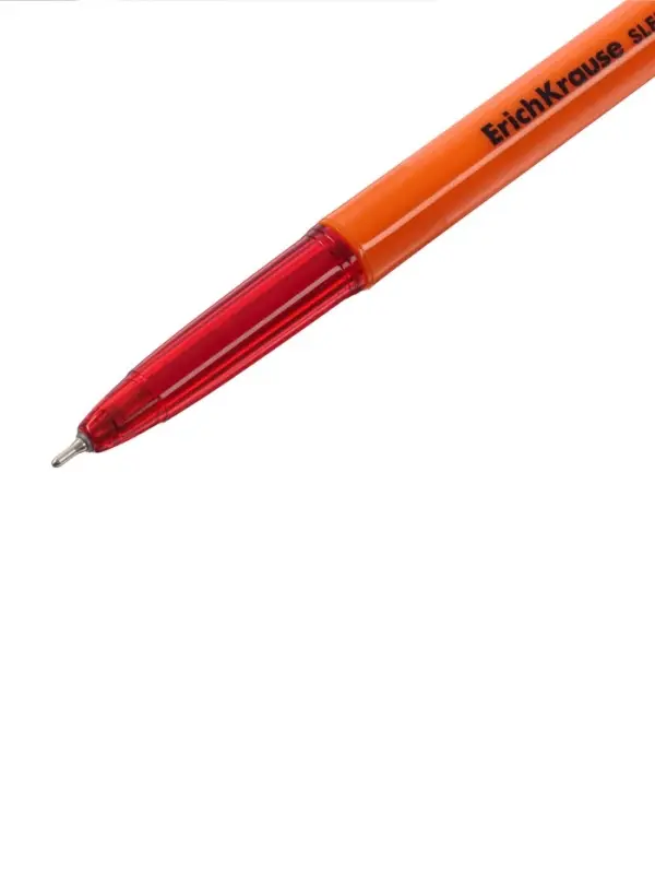 Ручка шариковая ErichKrause Slender Stick Orange, Super Glide, 0.7 мм, красная Ручка шариковая ErichKrause Slender Stick Orange, Super Glide, 0.7 мм, красная