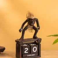 Вечный календарь &laquo;Абориген-календарь&raquo;, 18&times;11&times;8 см, дерево