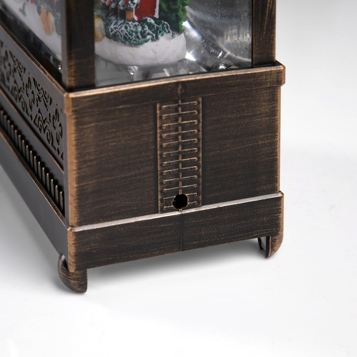 Фигура светодиодная «Зимний городок», 36х12.8х6.5 см, музыка, батарейки ААх3 (не в комплекте), USB, свечение тёплое белое Фигура светодиодная «Зимний городок», 36х12.8х6.5 см, музыка, батарейки ААх3 (не в комплекте), USB, свечение тёплое белое