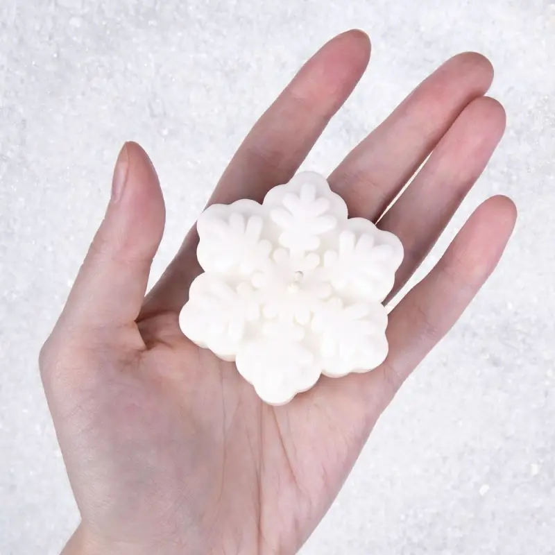 Свеча Snowlight 3, белая, 6 см Свеча Snowlight 3, белая, 6 см