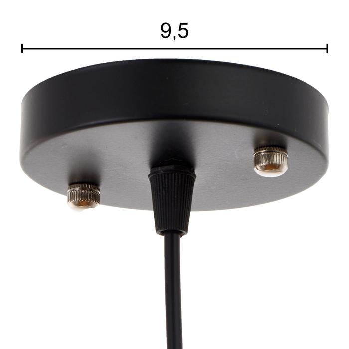 Светильник BayerLux 34523/1 E27 40Вт черный-розовое золото 25х25х27-127 см