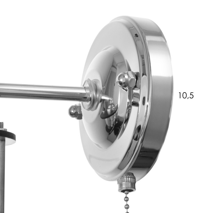 Бра 2018/1 E27 60Вт хром 15х12х18 см