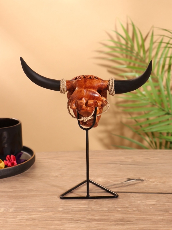 Сувенир «Череп буйвола», на стойке, 18×10×21 см Сувенир «Череп буйвола», на стойке, 18×10×21 см