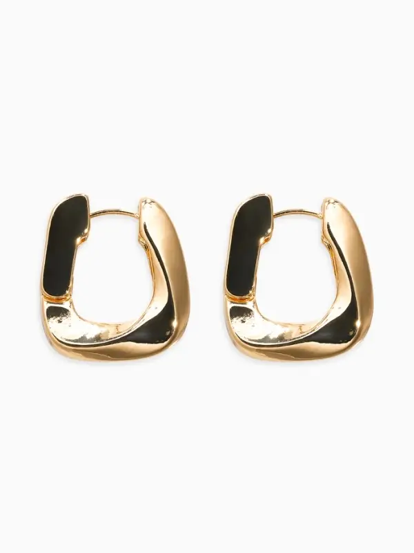 Серьги металл &laquo;Богема&raquo;, изгиб, цвет золото